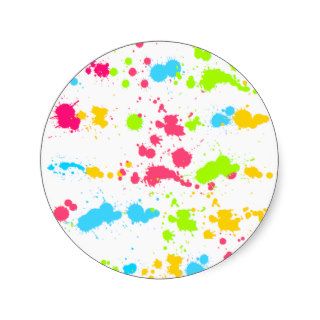 Paint Splatter Sticker