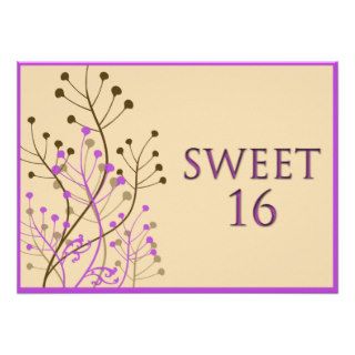 Elegant Sweet Sixteen Invitation