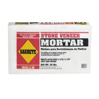 SAKRETE 50 lb. Stone Veneer Mortar 65306213