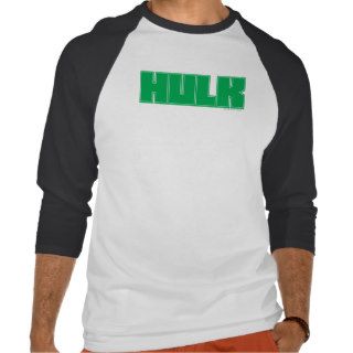 Hulk Block Logo Green Tshirt