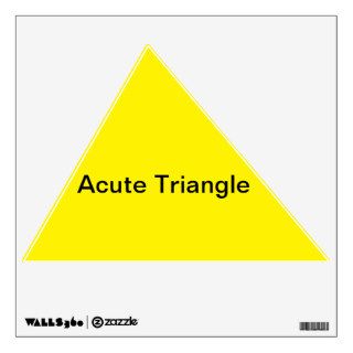 Acute Triangle Wall Decal