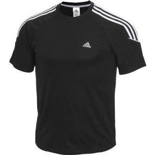 adidas Men's Response Short Sleeve Top, Black/black/white, X Large Sports & Outdoors