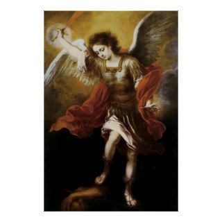St Michael by Murillo Posters