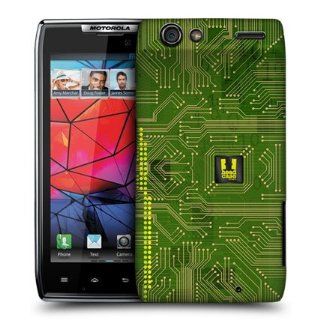 Head Case Designs Green Circuit Board Protective Back Case For Motorola DROID RAZR XT910 Cell Phones & Accessories
