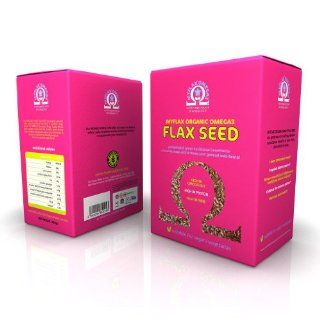 Organic Omega 3 Flax Seed 454g  Flaxseeds Spices And Herbs  Grocery & Gourmet Food