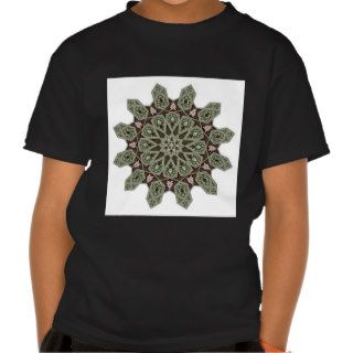 Middle eastern floral pattern motif tshirt