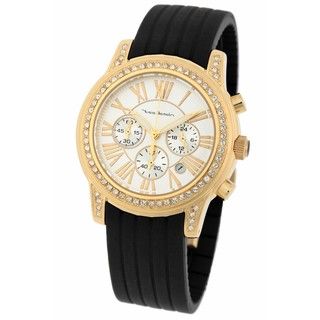 Yves Bertelin Paris Women's Chronograph Goldtone/ Black Watch Yves Bertelin Paris Women's More Brands Watches