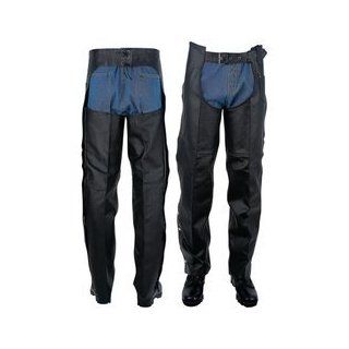 Rocky Mountain Hides Solid Genuine Cowhide Leather Chaps GFMCBCXL Clothing