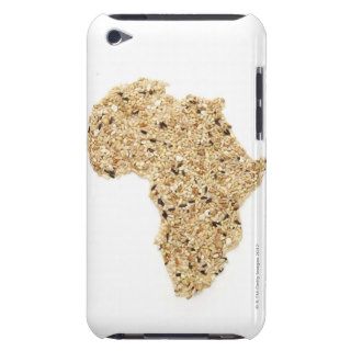 Map of Africa made of Cereals Barely There iPod Cover