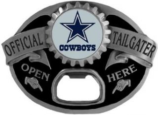Licensed Dallas Cowboys Tailgater Bottle Opener Belt Buckle (No Belt, No Belt) Clothing