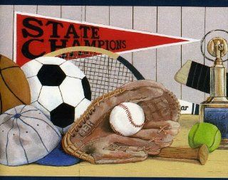 My Sports Fan Wallpaper Border # 472   Football, Basketball, Baseball, Soccer    