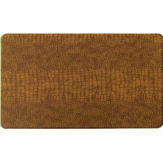 ProChef 60 417 1464 20X30 Apache Mills Crocodile Pattern Kitchen Mat, 20 by 30 Inch, Tan   Stain Resistant Rugs