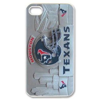 Custom Houston Texans Cover Case for iPhone 4 4s LS4 2126 Cell Phones & Accessories
