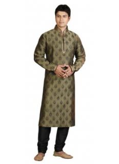 KPMYHV457   Cbazaar Mens Ethnic Green Clothing