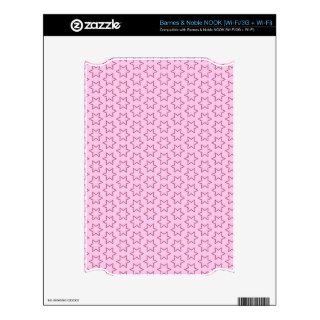 Sweet Petite Pink Stars Gift Item Collection 019 Decals For The NOOK