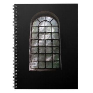 Spooky window spiral notebooks