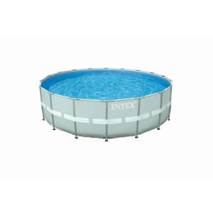 16 ft. x 48 in. Ultra Frame Pool Set with 1200 gal. Filter Pump and Saltwater System 28325EG
