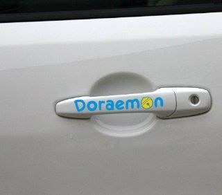 N 474 Japanese anime Doraemon Car door handler sticker Car doorknob sticker Car sticker Vehicle sticker Auto sticker Cover the scratch