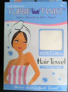 The Original Turbie Twist Super Absorbent Twist and Loop 100% Cotton Hand Towel (assoted colors)   Hair Towels