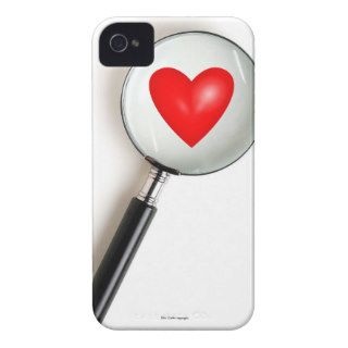 Magnified Heart Funny iPhone 4 Case