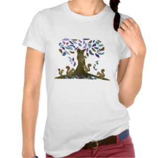 The Squirrel's Treehouse T shirts