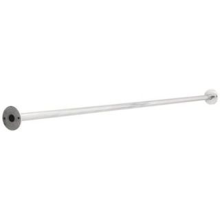 Franklin Brass 1 in. x 5 ft. Steel Shower Rod with Steel Flanges 161 5