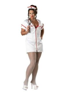 Sexy Plus Size Nurse Costume Nurse Uniform With Nurses Hat High Quality Sizes X Large Clothing