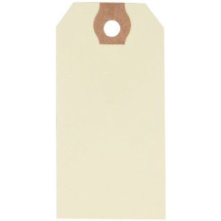 Aviditi G30022 10 Point Cardstock Pre Strung Shipping Tag, 3 1/4" Length x 1 5/8" Width, Manila (Case of 1000)