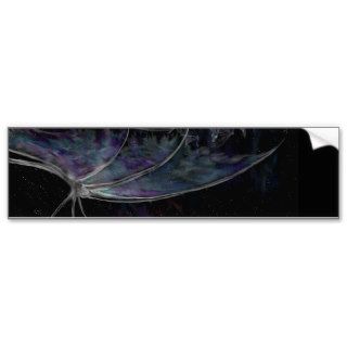 Space Dragon Wing Bumper Stickers