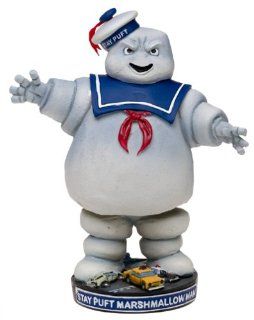 NECA Extreme Head Knocker Ghostbuster Stay Puft Marshmallow Man Toys & Games