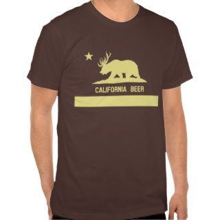 California Beer State Flag T shirt