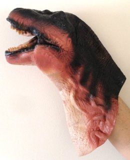 All Natural Hand Made Latex TYRANNOSAURUS REX T Rex DINOSAUR Hand Puppet (13 Inches Long) Toys & Games