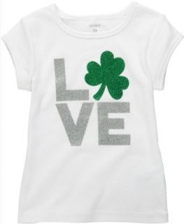 Carter's Girls St. Patrick's Day Graphic Tee Infant And Toddler T Shirts Clothing