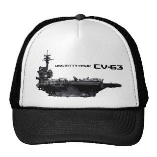 USS Kitty Hawk (CV 63) Trucker Hats