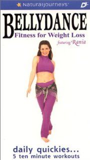 Bellydance Fitness for Weight Loss featuring Rania Daily Quickies5 Ten Minute Workouts [VHS] Rania Bossonis Movies & TV