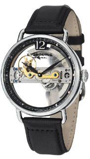 Stuhrling Original Men's 465.33151 "Symphony Aristocrat" Stainless Steel Automatic Watch with Leather Band at  Men's Watch store.