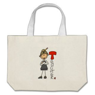 T is for Teacher Canvas Bags