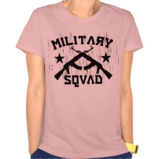 Military Squad AK47   Black T Shirts