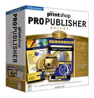 The Print Shop 20 Pro Publisher Deluxe Software