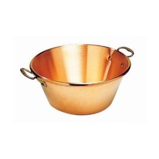Matfer Bourgeat 304042 Extra Heavy Jam Pan Solid Copper Kitchen & Dining