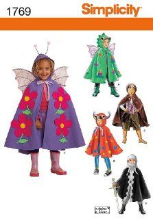 Simplicity 1769 Toddler and Child Costume Sewing Pattern, Size BB (4 5 6 7 8)