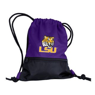 Louisiana State University Drawstring Backpack Logochair Fabric Backpacks