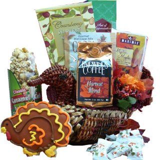 Gobble It Up Thanksgiving Turkey Snack Gift Basket  Gourmet Gift Items  Grocery & Gourmet Food