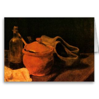 Earthenware, Bottle and Clogs by Van Gogh Greeting Cards