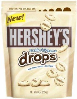 Hershey'S Cookies N Cream Drops 8 Ounce Pouch (12 Pack)  Grocery & Gourmet Food
