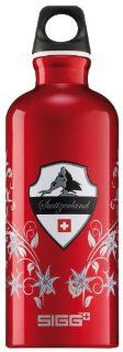Sigg Water Bottle, Edelswiss Red, 0.6 Liter  Sports Water Bottles  Sports & Outdoors