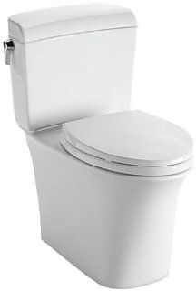 Toto CST484CEMFG#01 1.28GPF/0.9 GPF Maris Closed Coupled Toilet with SanaGloss, Cotton   One Piece Toilets  