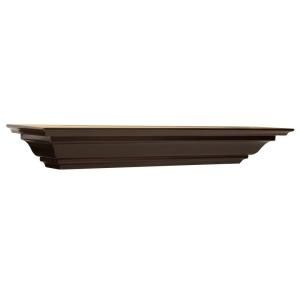 The Magellan Group 5 1/4 in. Espresso Crown Moulding Shelf (Price Varies By Length) CMS24E