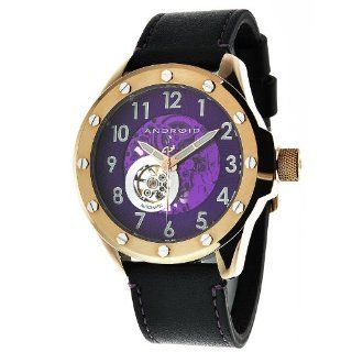 Android Men's AD469ARPU Espionage Skeleton Ion Plating Rose Tone Open Heart Watch at  Men's Watch store.