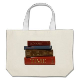 BOOKS So Many Books So Little Time Tote Bag